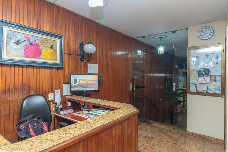 Apto Completo no Coração de Copa - 200m da Praia